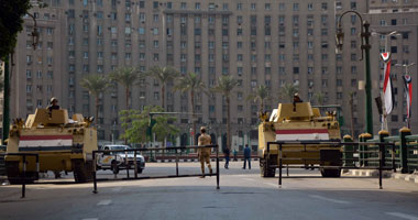 انتشار المدرعات المصرية في القاهرة 