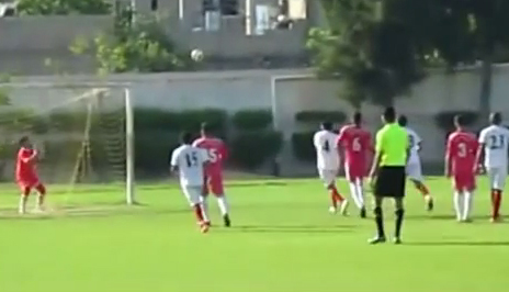 جانب من المباراة