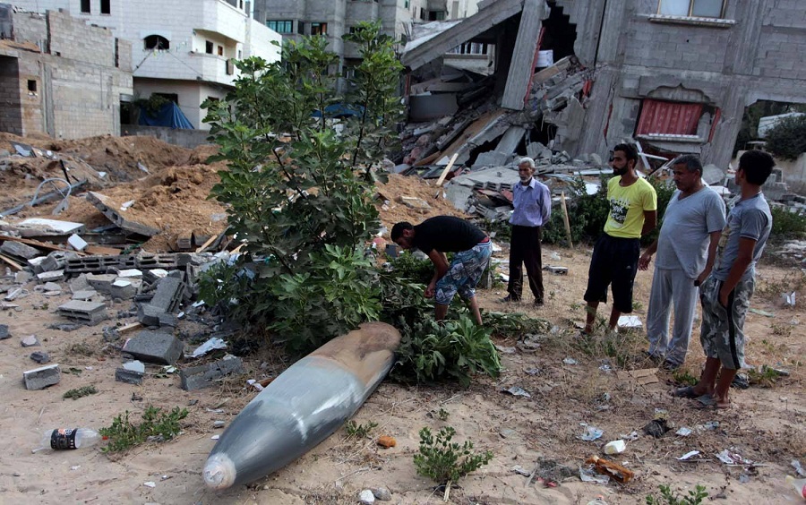 مخلفات للحرب على غزة "أرشيفية"