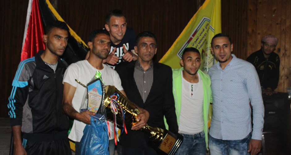 جانب من تكريم الهداف الحواجري