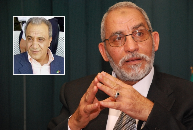 محمد بديع المرشد العام للاخوان المسلمين (الأرشيف)