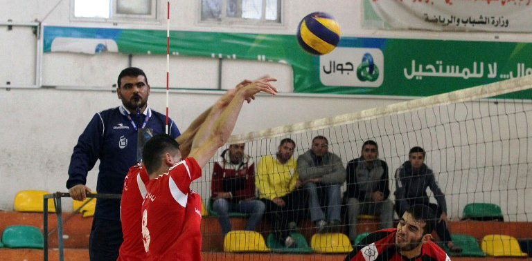 أحد لقاءات دوري الطائرة