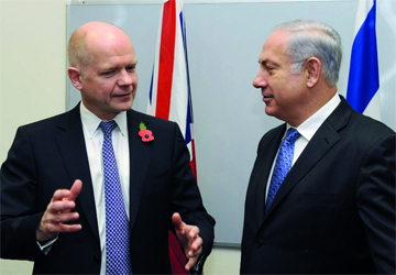 لقاء بين نتنياهو وهيغ (أرشيف)