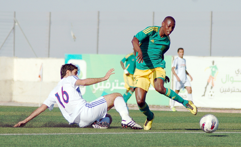 جانب من مباراة كردستان العراق وموريتانيا