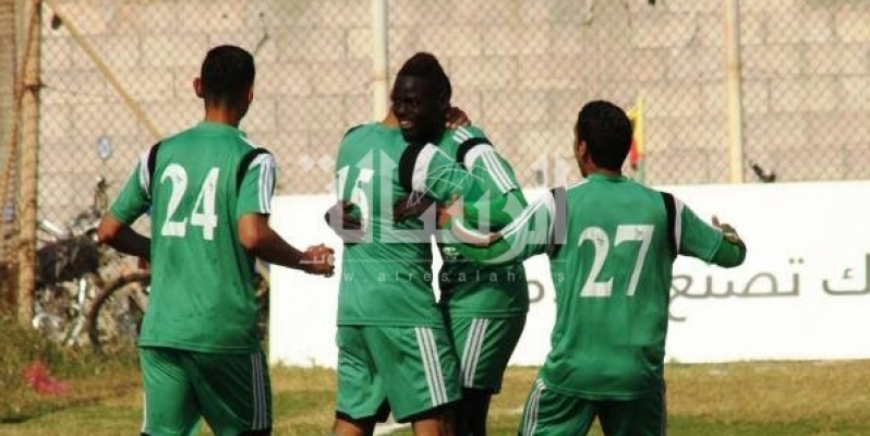 فرحة لاعبي الشجاعية بالفوز