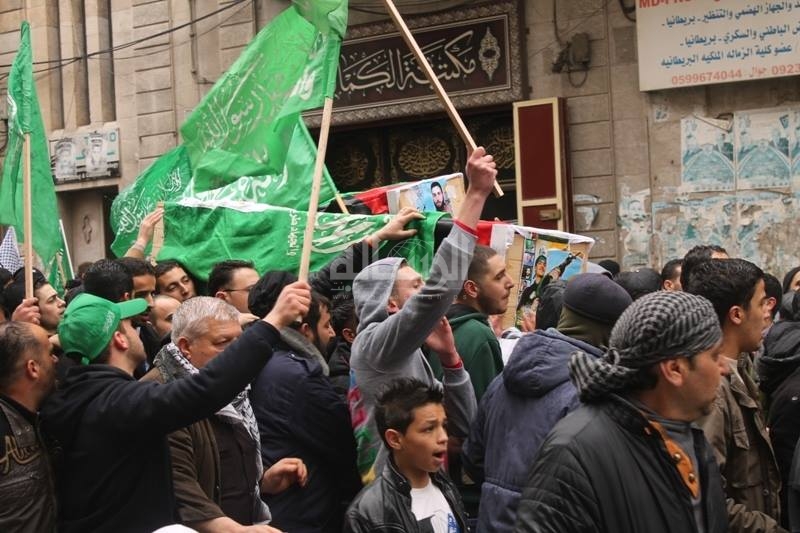 نابلس تزف الاستشهاديين حبيشة والزبيدي