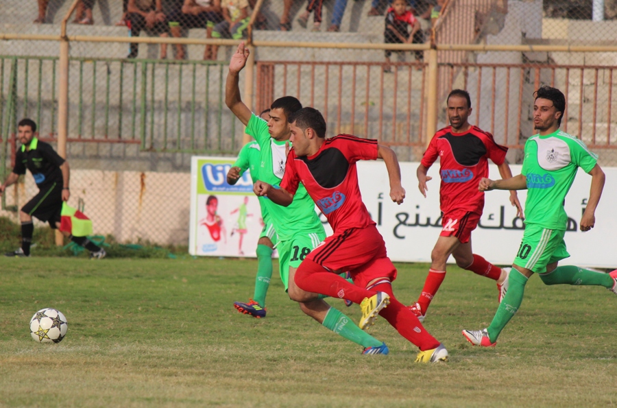 جانب من المباراة