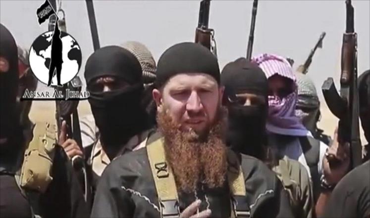 عمر الشيشاني قاد عملية تنظيم الدولة للسيطرة على مطار منغ العسكري بسوريا 2013 