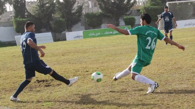 جانب من مباراة الرباط واليرموك