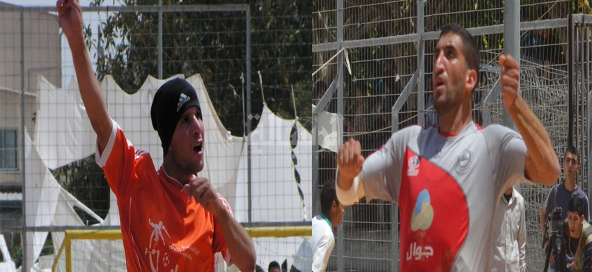 من اليمين: فادي جابر, ومعتز النحال