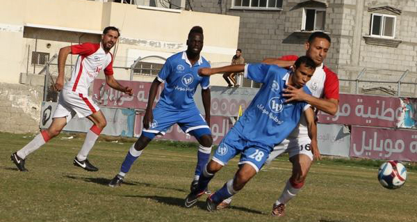 جانب من المباراة