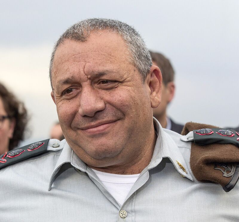 رئيس هيئة الاركان العامة في جيش الاحتلال الجنرال "غادي إيزنكوت"