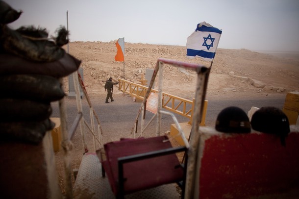 حدود فلسطين المحتله ومصر 