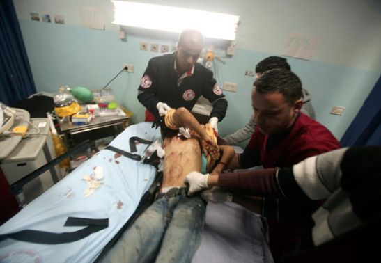 فتى مصاب في الضفة (الأرشيف)