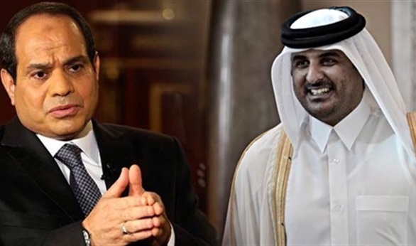 الأمير القطري والرئيس المصري