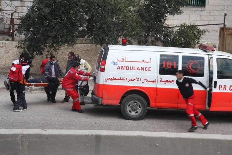 اصابات بحادث في خانيونس 