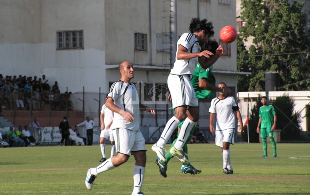 جانب من مباراة الشجاعية وغزة الرياضي