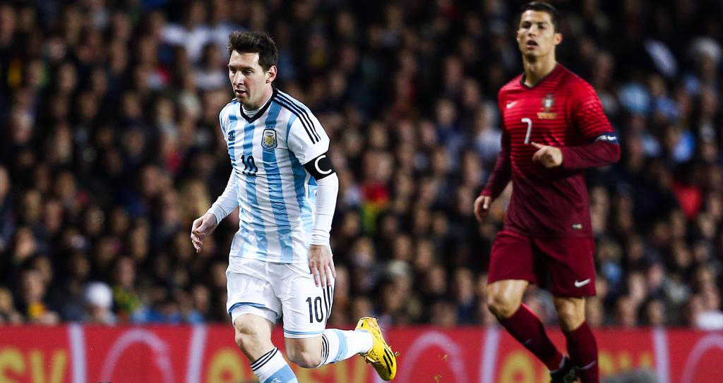 ميسي ورونالدو