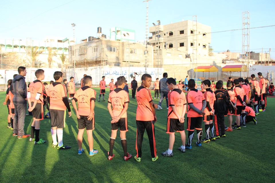 جانب من تدريبات أكاديمية الهلال
