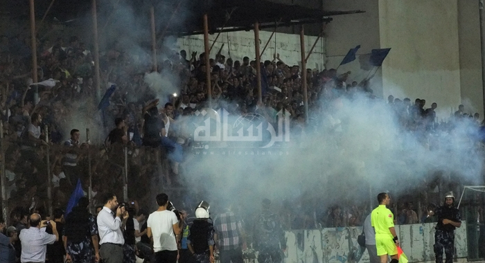 جانب من أحداث المباراة