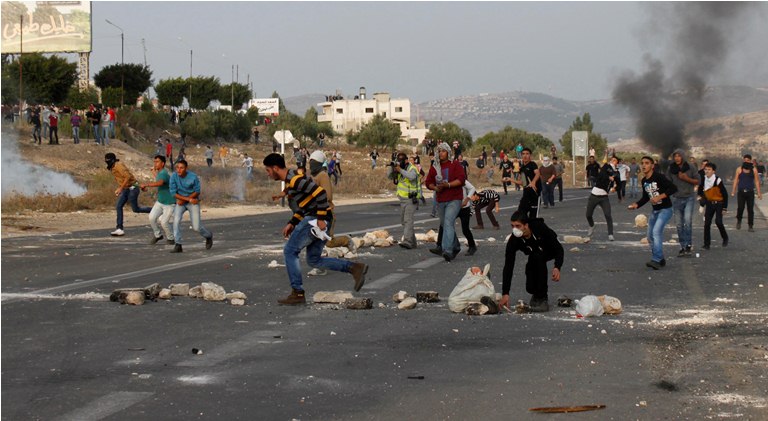 مواجهات مع الاحتلال قي قلقليلة "أرشيفية"