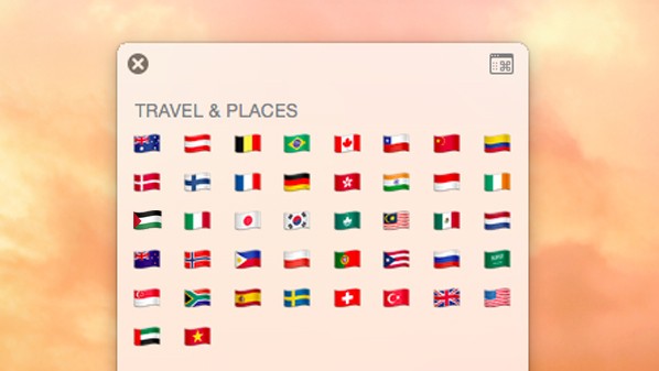 علم فلسطين ضمن رموز ios 9