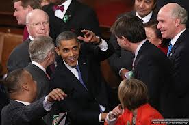 أوباما وأعضاء في الكونغرس (أرشيف)