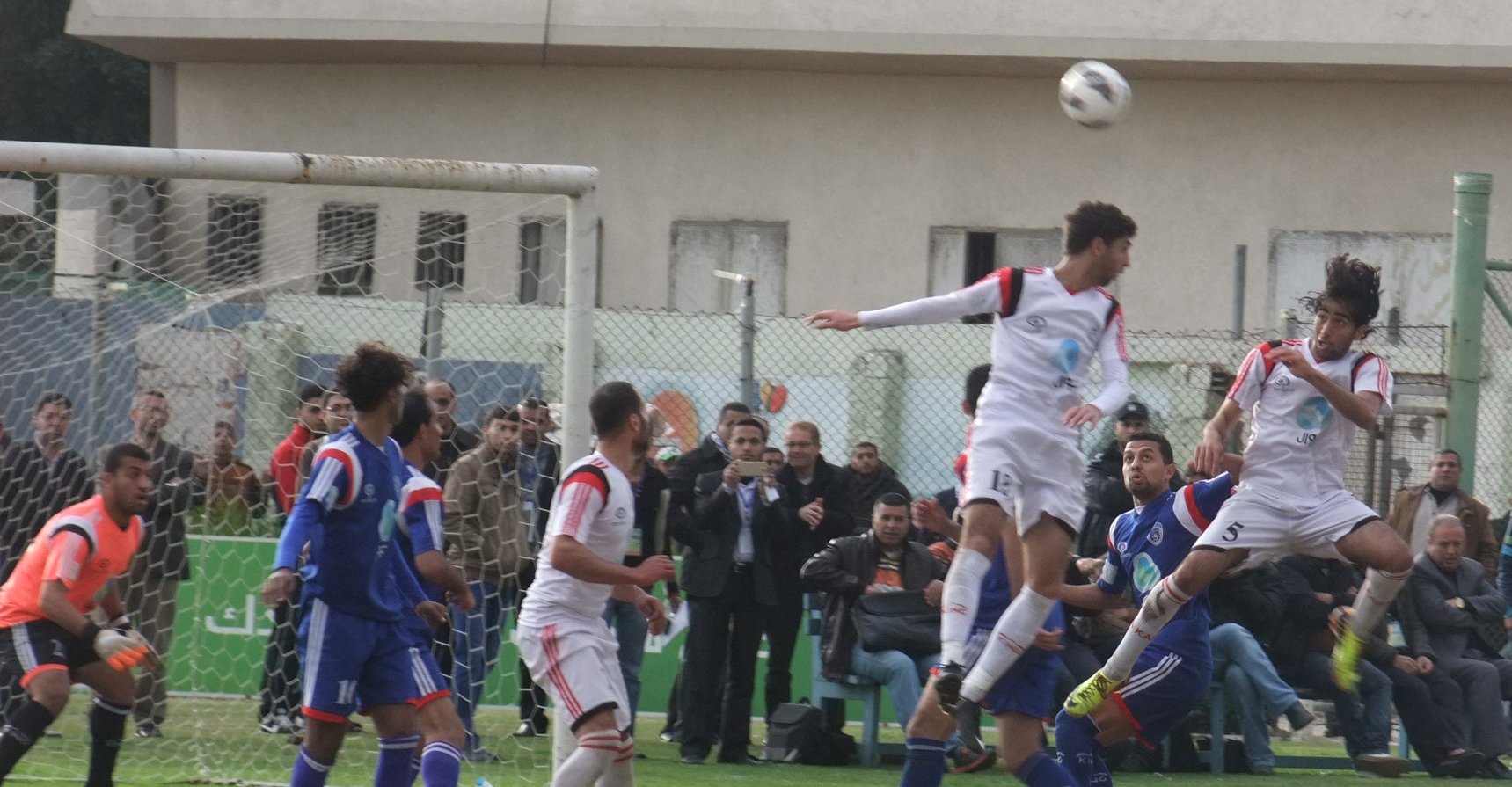 جانب من أحد المباريات السابقة لغزة الرياضي