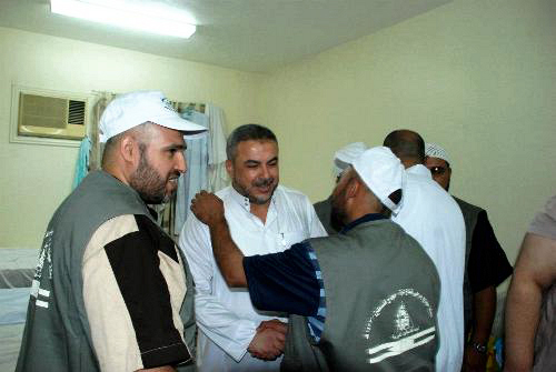 وزير الأوقاف يتفقد حجاج غزة بمكة  