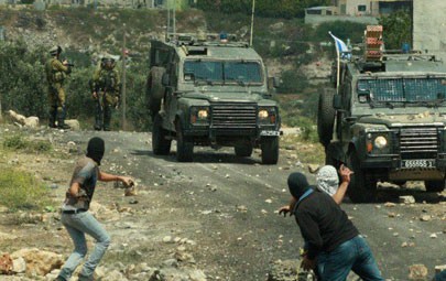 مواجهات بين جنود الاحتلال وشبان فلسطينيين