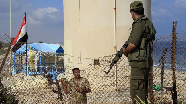 الحدود بين غزة ومصر (الأرشيف)