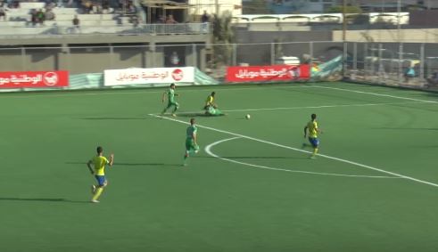 جانب من المباراة