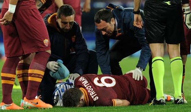 لحظة إصابة كيفن ستروتمان