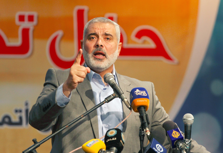 رئيس الوزراء الفلسطيني إسماعيل هنية