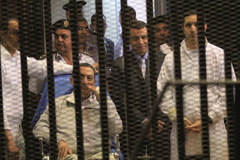 حسني مبارك في المحكمة