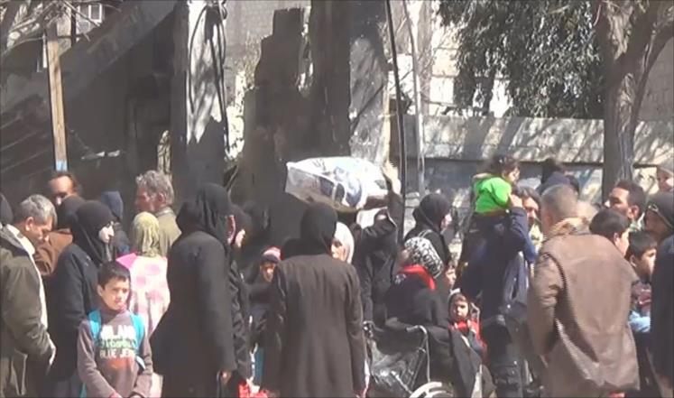 نزوح مستمر على وقع حمّام دم الغوطة الشرقية