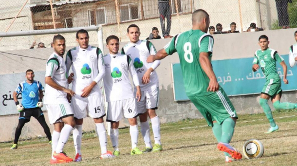 جانب من المباراة
