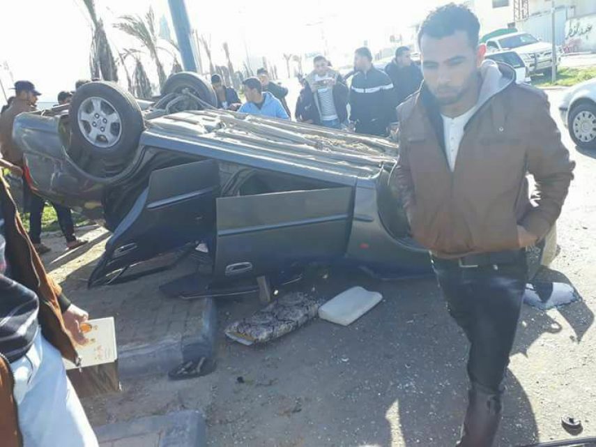دير البلح: 13 إصابة في حوادث سير متفرقة