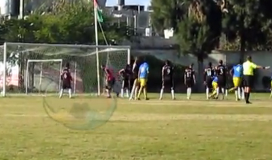 جانب من المباراة