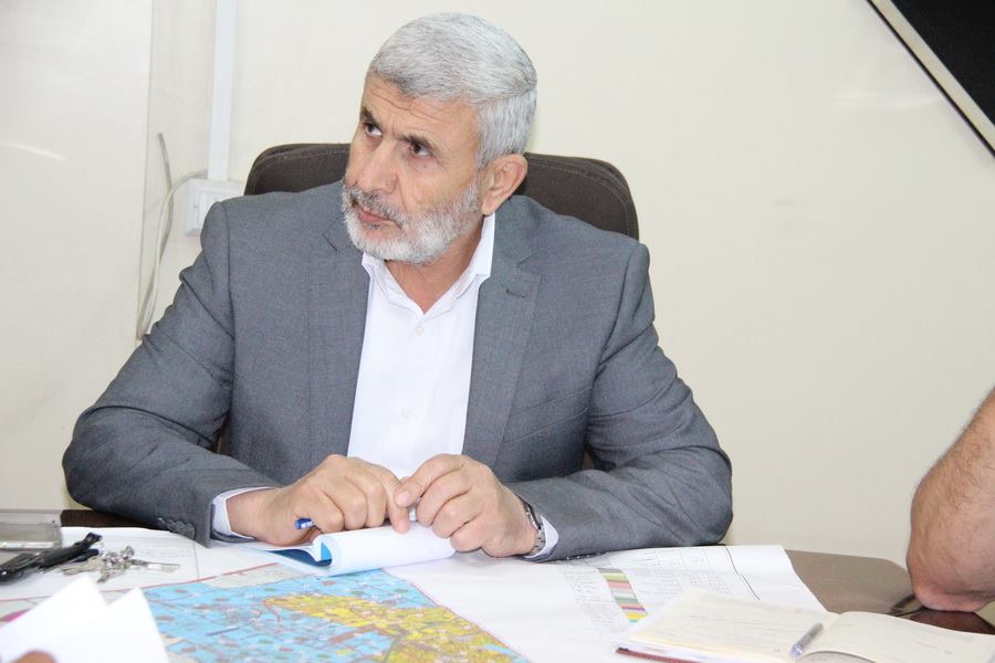 رئيس بلدية رفح صبحي أبو رضوان