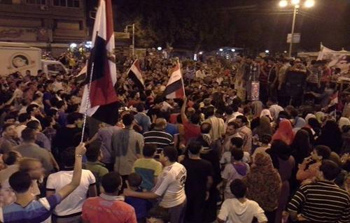 احدى المظاهرات في مصر (الأرشيف)