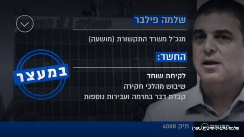 "فيلبر" يوقع اتفاقية إسقاط نتنياهو من الحكومة