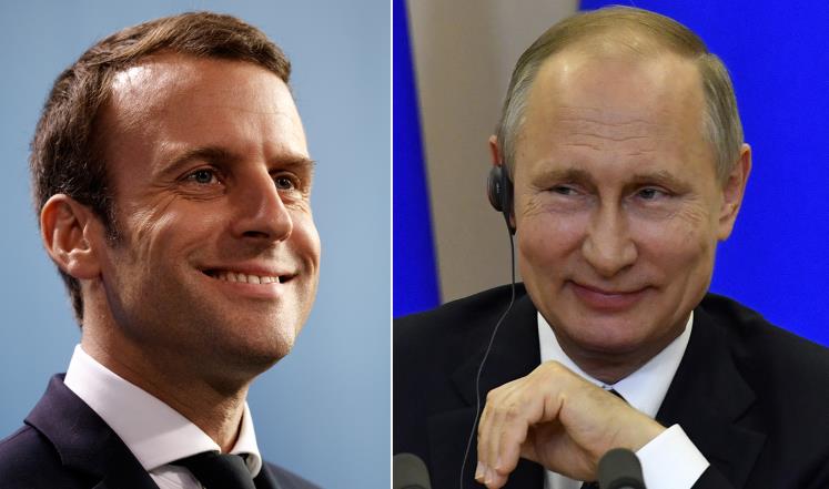 بوتين وماكرون