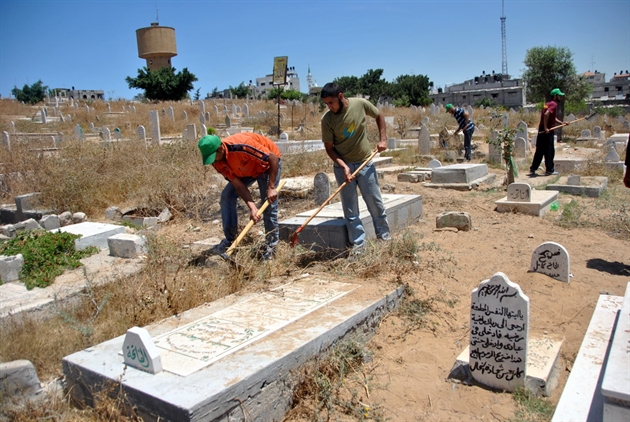اطلاق حملة "خدمة المجتمع نحو غزة نظيفة"