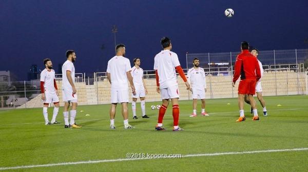 جانب من تدريبات الوطني