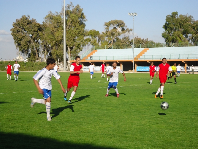 إحدى منافسات كأس غزة الجاري