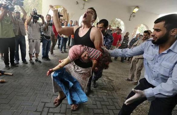 مشاهد من العدوان الاسرائيلي على قطاع غزة