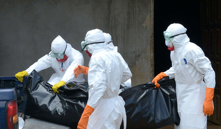 صورة (أرشيفية) لأحد مرضى "إيبولا"