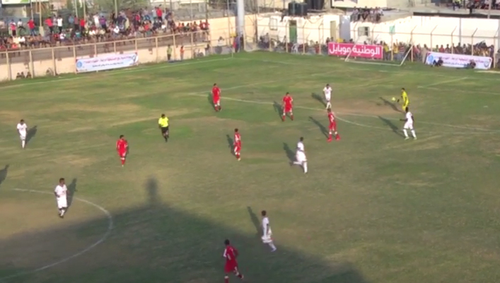 جانب من المباراة