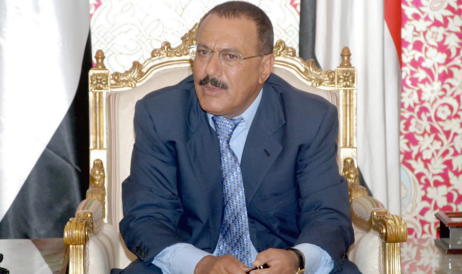  الرئيس السابق علي عبد الله صالح (الأرشيف)